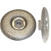 Vacuum brazed diamond cup wheels with flange