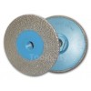 Vacuum brazed diamond cutting and grinding disc