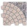 Circle in Square Mosaic Tile