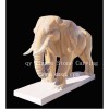 Cloudy Rosa Elephant Sculpture