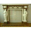 Statuary Carved Design Fireplace