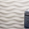 3D White Limestone Wall Panel