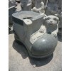 Stone Dog  Shoe Statue