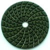 Dry polishing pad for granite