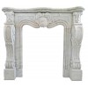 White Marble Fireplace CHA324