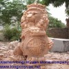 stone lion sculpture