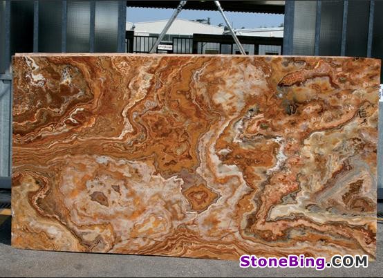 Wooden Onyx A Slab