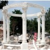 European Style White Marble Pavilion