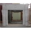 White Marble Fireplace
