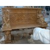 Golden Yellow Marble Bench