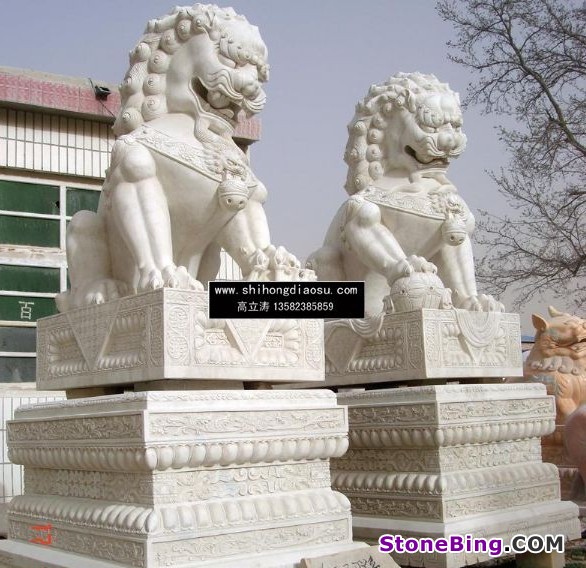 carved stone lion-6