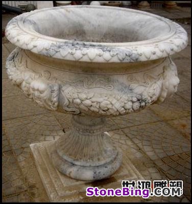 Marble Flower Pot-6