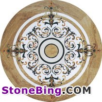 Water Jet Medallion 733