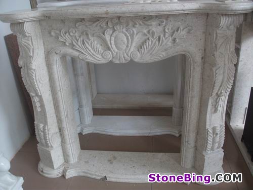 White Fireplace