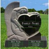 Headstone with Carved Angel