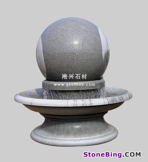 Granite Fountain and Ball