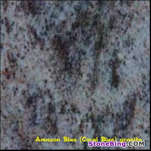 Amazon Blue (Coral blue) Granite Tile