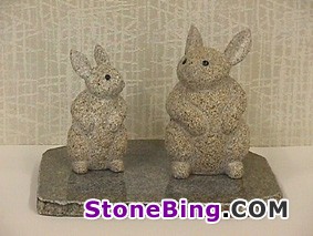 Gold Ma (G350) Rabbits Sculpture