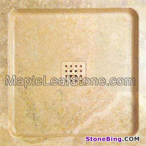 Classic Romano Travertine Shower Tray