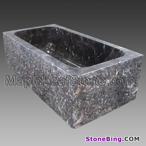 Dark Emperador Marble Bathtub 12