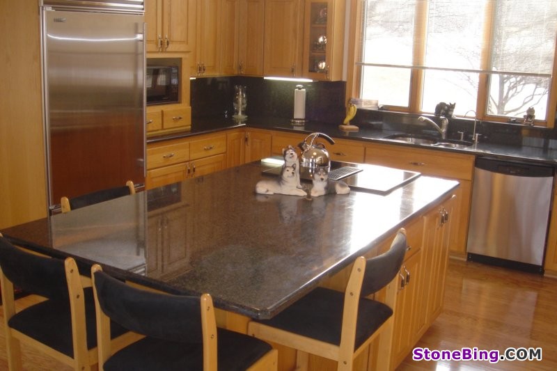 Black Impala Kitchen Countertop & Island 