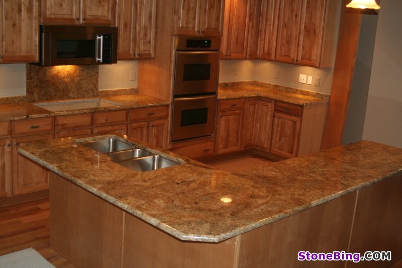 Giallo Fantasia Kitchen Countertop