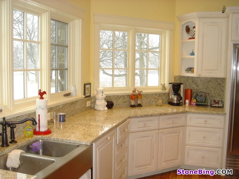 Juperana Gold Light Kitchen Countertop