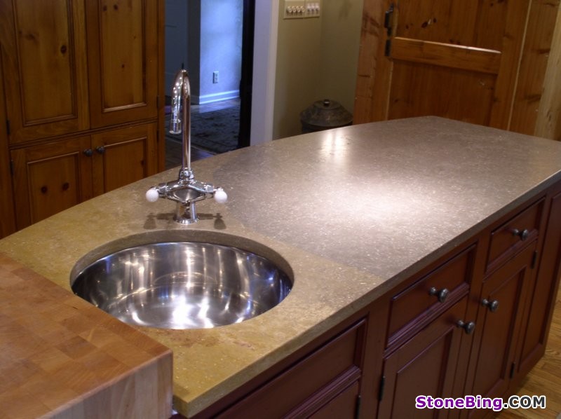 Limestone Kitchen Countertop
