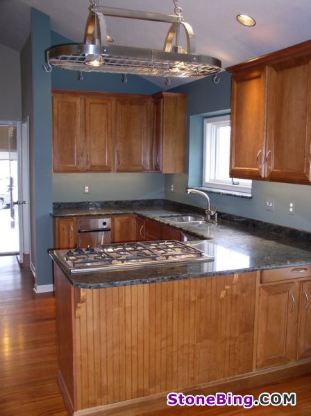 Mermaid Green Kitchen Countertop