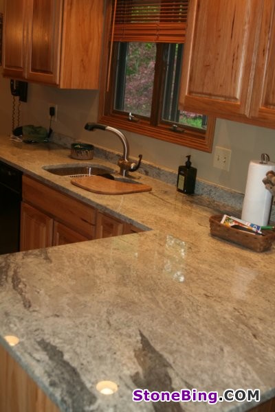 Silver Gray Kitchen Countertop