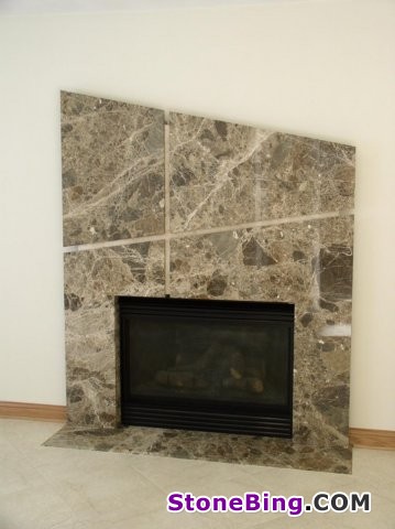 Breccia Paradiso Fireplace