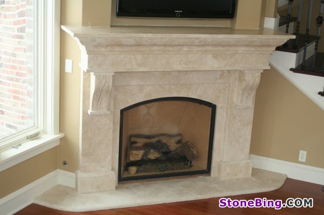 Durango Marble Fireplace