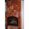 Royal Red Onyx Fireplace