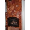 Royal Red Onyx Fireplace