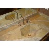 Dune Granite Vanity with Hexagon Bowl