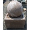 Quyang Red Granite Fountain with Ball