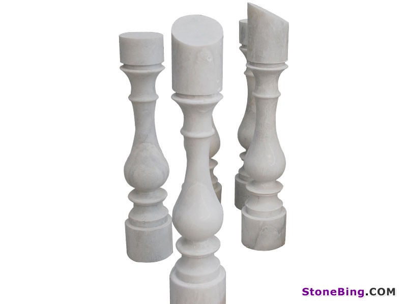 Aoshi White Baluster