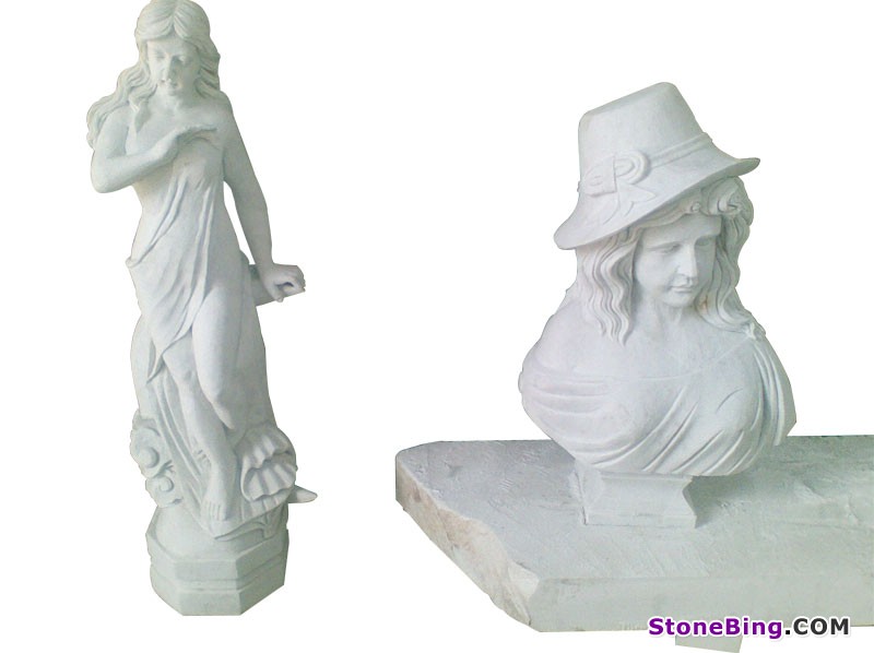 Aoshi White Carving