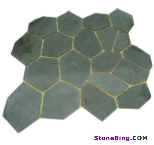 Black Slate Flagstone Mats