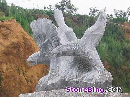 Stone Eagle Carving