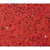 Red Rose Artificial Sparkle Quartz Stone Countertop