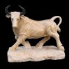 Yellow Granite Bull Sculpture