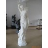 White Woman Stone Sculpture