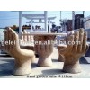Stone table, chair and bench