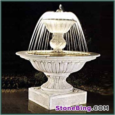 White Marble Fountain