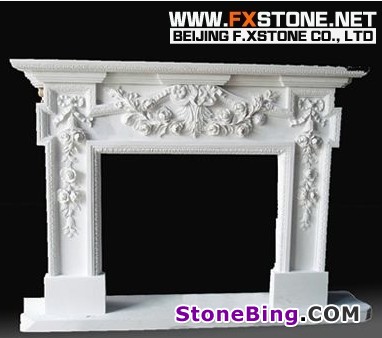 Marble Fireplace FxFren-02