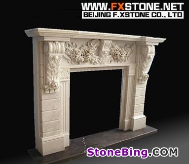 Marble Fireplace FxFren-04