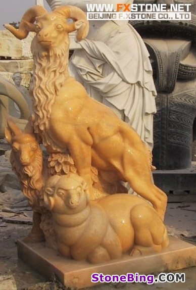 Goat Statue Fxani-25