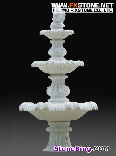White Marble Fountain Fxfou-10