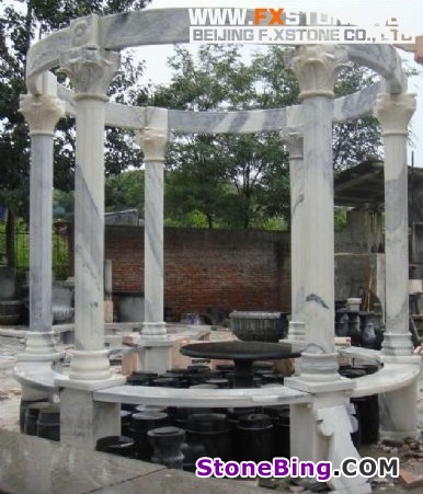 White Marble Gazebo Fxgaz-13